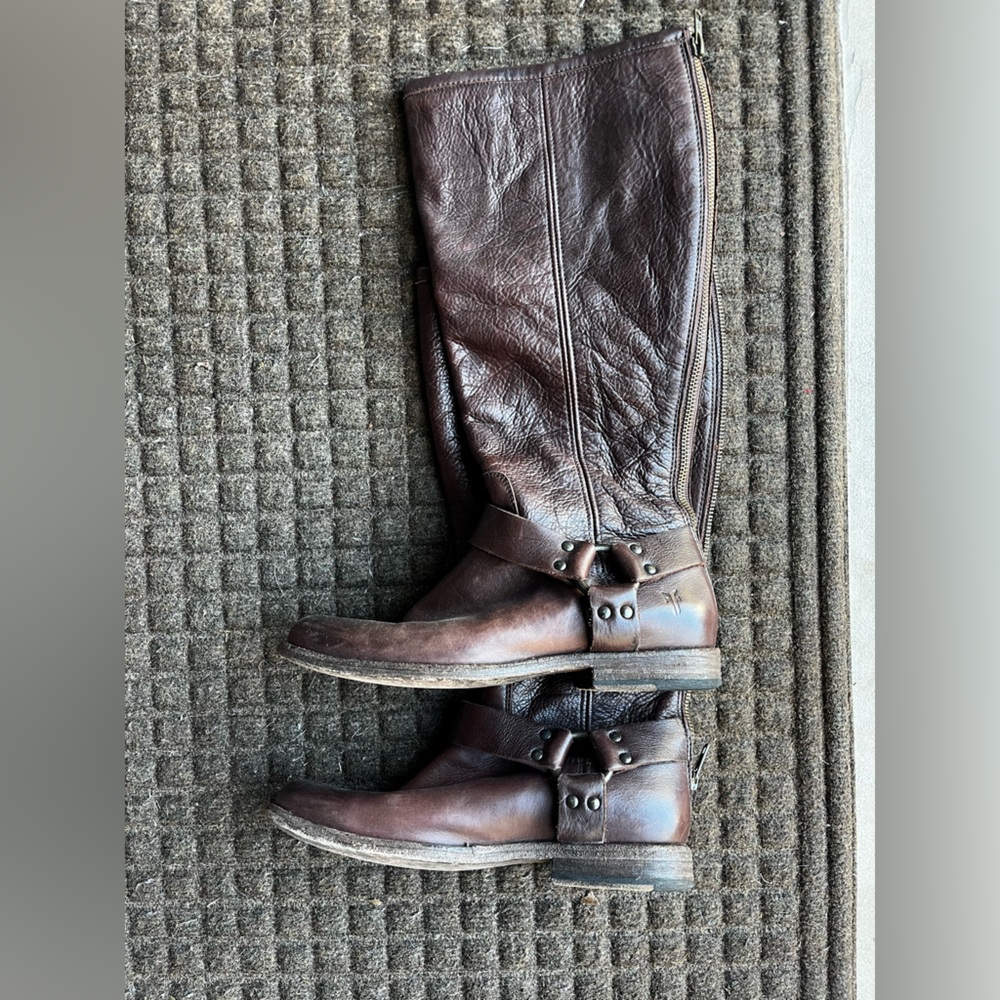 The Frye Company Kellie Harness Wide Calf Boot